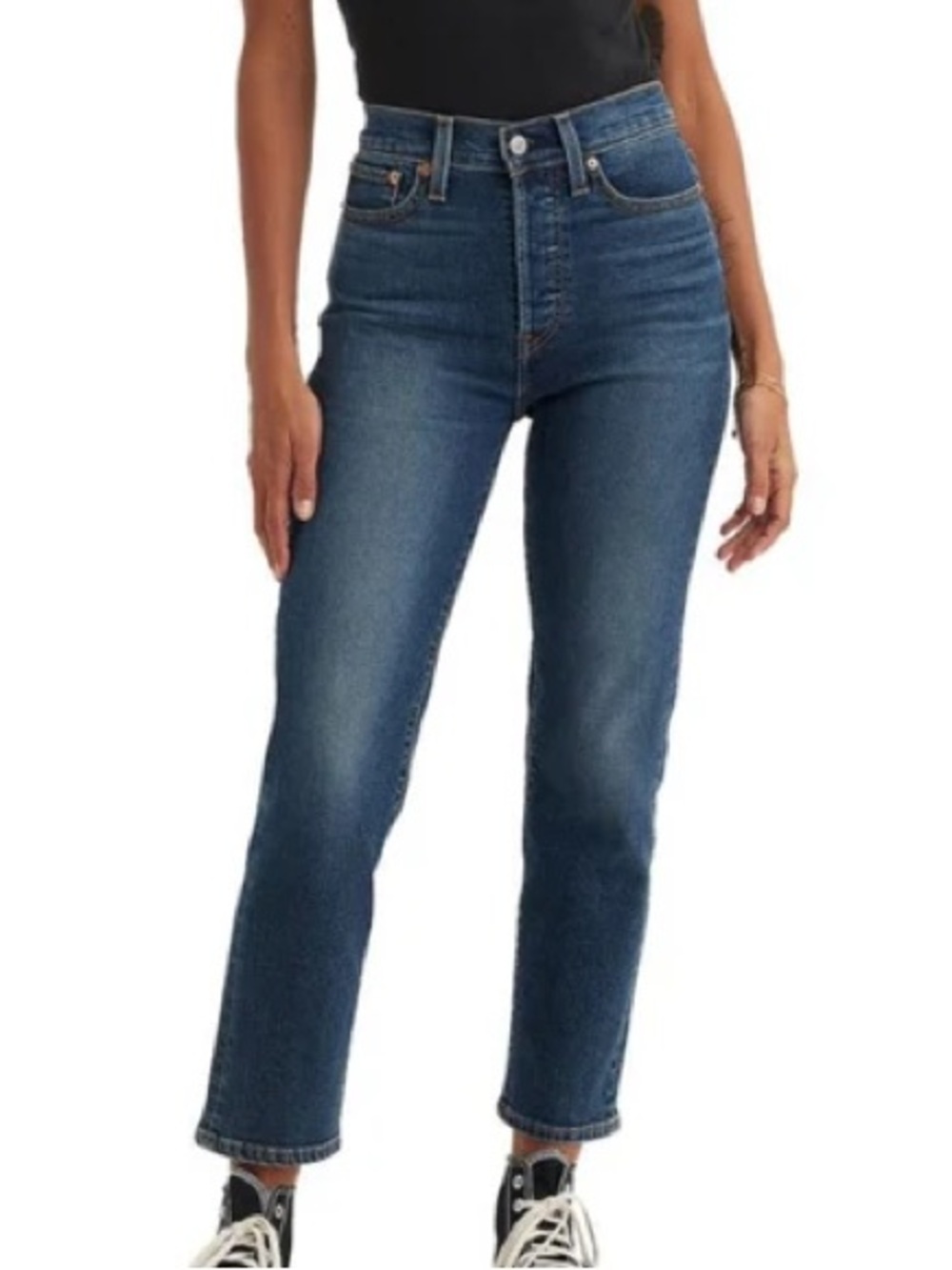 Levi Wedgie High Waist Straight Jean